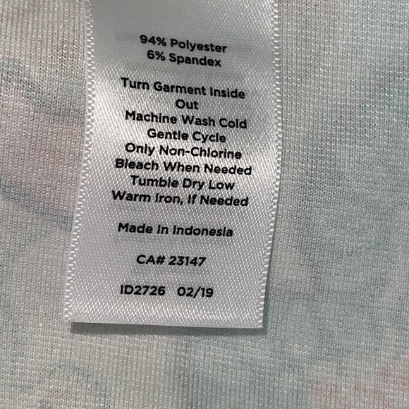 🌻 Talbots Aqua & pink Medalion Print Skirt. Size XL - Picture 5 of 6